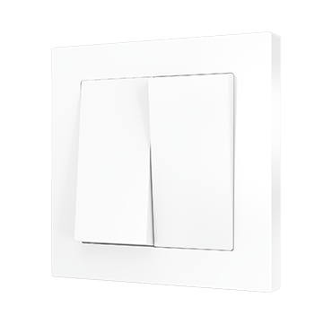 Zennio 8300034 + 44XX ZS55 – Double two-way rocker switch