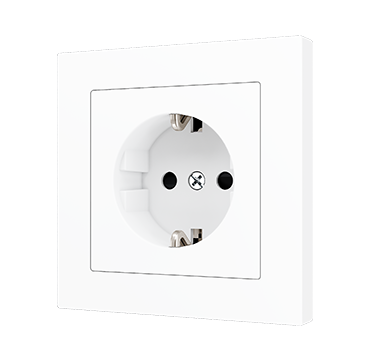 Zennio 8300003 + 8300004XX ZS55 – Schuko Socket