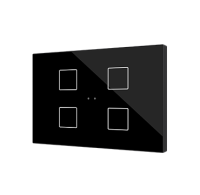 Zennio ZVIFXLX4A Flat XL X10, Anthracite