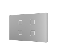 Zennio ZVIT55X4S Tecla XL X4*, Silver