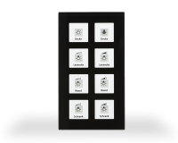 MDT RF-GTT8S.01 KNX RF+ Glass Push-button Plus
