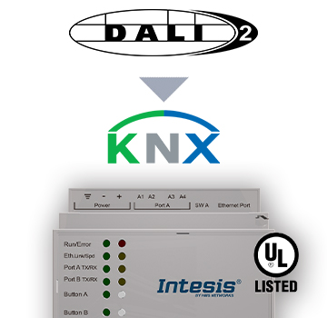Intesis INKNXDAL0640200  DALI to KNX TP Gateway - 1 channel