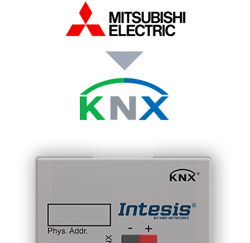 Intesis INKNXMIT001I000  - Mitsubishi Electric Domestic, Mr.Slim and City Multi to KNX Interface - 1 unit