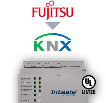 Intesis INKNXFGL016O000  Fujitsu VRF systems to KNX Interface - 16 units