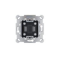 Zennio 8300007 + 8300008XX ZS55 – USB A+A Charger