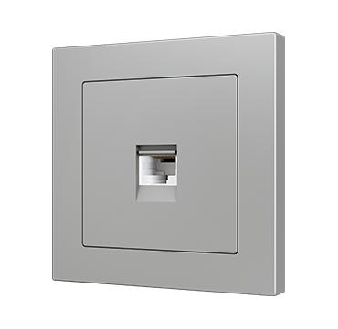 Zennio 8300009+47+12XX ZS55 – Single RJ45 outlet