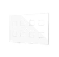 Zennio ZVIFXLX8W Flat XL X10, White