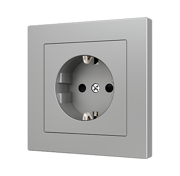 Zennio 8300003 + 8300004XX ZS55 – Schuko Socket