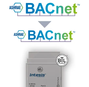 Intesis INBACRTR0320000  BACnet MS/TP to BACnet IP Router - 32 devices