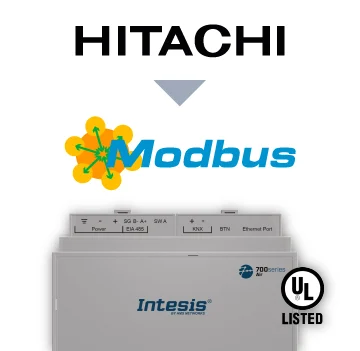 Intesis INMBSHIT064O000  Hitachi VRF systems to Modbus TCP/RTU Interface - 64 units