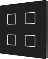 Zennio ZVI-F4 Flat 4, black