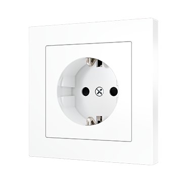 Zennio 8300003 + 8300004XX ZS55 – Schuko Socket