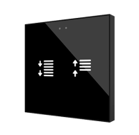 Zennio ZVIF2V2A Flat 2 v2, Black