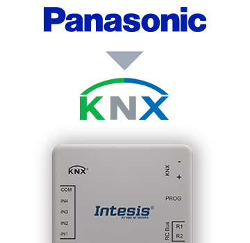 Intesis INKNXPAN001R000  Panasonic ECOi and PACi systems to KNX Interface with Binary Inputs - 1 unit
