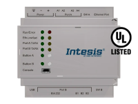 Intesis INASCKNX6000000  KNX TP to ASCII IP & Serial Server Gateway - 600 points