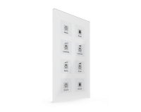 MDT BE-GTT8W.01 Glass Push-button Plus