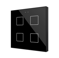 Zennio ZVIF4V2A Flat 2 v2, Black