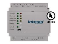 Intesis INASCKNX3K00000  KNX TP to ASCII IP & Serial Server Gateway - 3000 points