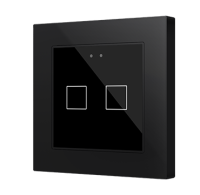 Zennio ZVIF55X2V2A Flat 55 X2 v2, Black