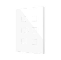 Zennio ZVIFXLX6W Flat XL X10, White