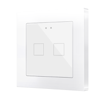 Zennio ZVIF55X2V2GW korter 55 X2 v2, läikiv valge