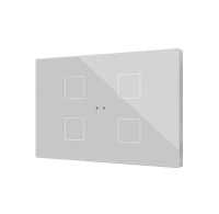 Zennio ZVIFXLX4S Flat XL X10, Silver