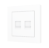 Zennio 8300037+47+13XX ZS55 – Double RJ45 outlet