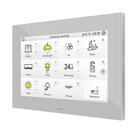 Zennio ZVIZ70V2S Z70 v2, Silver