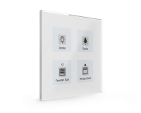 MDT BE-GT04W.01 Glass Push-button Plus