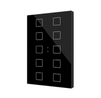 Zennio ZVIFXLX10A Flat XL X10, Anthracite