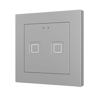 Zennio ZVIT55X2SS Tecla 55 X2*, Silver