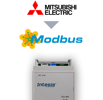Intesis INMBSMIT001I000 Mitsubishi Electric Domestic, Mr.Slim ja City Multi ja Modbus RTU liides – 1 ühik