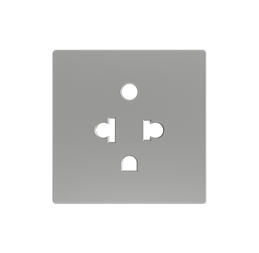 Zennio ZS55IEUAS+ZS55CEUAX ZS55 – Euro-American socket