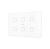 Zennio ZVIT55X6W Tecla XL X6*, White