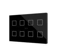 Zennio ZVIFXLX8A Flat XL X10, Anthracite