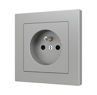 Zennio 8300005 + 8300006XX ZS55 – French Socket