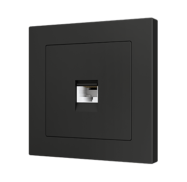 Zennio 8300009+47+12XX ZS55 – Single RJ45 outlet