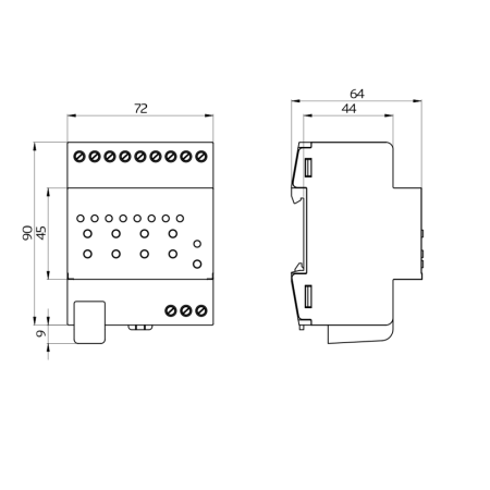BEG Luxomat 93930 KNX ruloode ajamid SBA4-230 / 10 / H / KNX REG