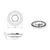 BEG Luxomat 93530 KNX Gen7 Deluxe occupancy detector PD2N-KNXs-OCCULOG-DX-FC
