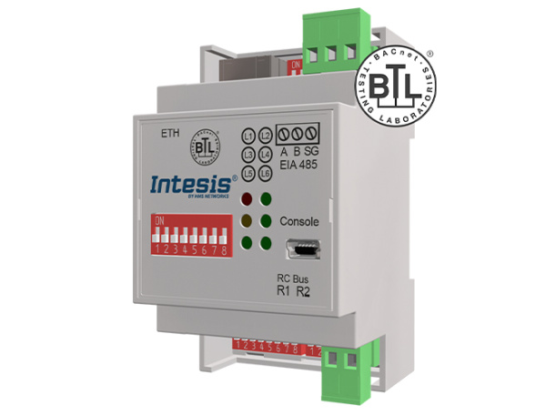 Intesis INBACPAN001R000  Panasonic ECOi and PACi systems to BACnet IP/MSTP Interface - 1 unit