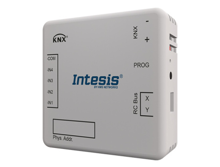 Intesis INKNXMHI001R000  Mitsubishi Heavy Industries FD and VRF systems to KNX Interface with Binary Inputs - 1 unit