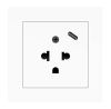 Zennio ZS55IEUA1US ZS55 – Euro-American socket with USB C