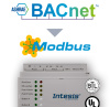 Intesis INMBSBAC2500000  BACnet IP & MS/TP Client to Modbus TCP & RTU Server Gateway - 250 points