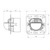 BEG Luxomat 93363 KNX Gen6 Standard occupancy detector Indoor 180-KNX-ST covering not included