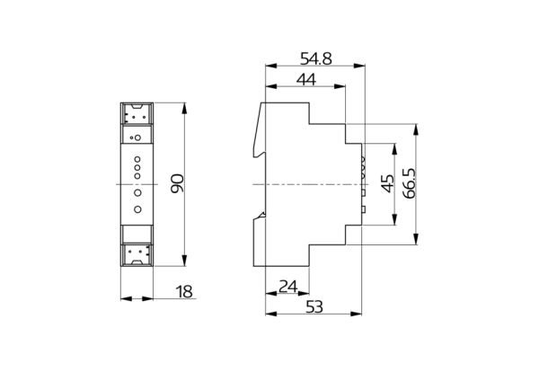 BEG Luxomat 90401 KNX süsteemi seadmed LK-TP/KNX REG