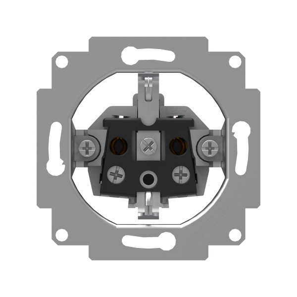 Zennio 8300003 + 8300004XX ZS55 – Schuko Socket