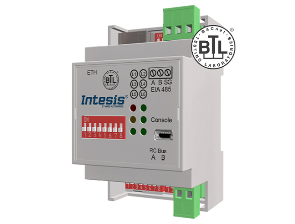 Intesis INBACTOS001R000  Toshiba VRF and Digital systems to Bacnet IP/MSTP interface- 1 unit