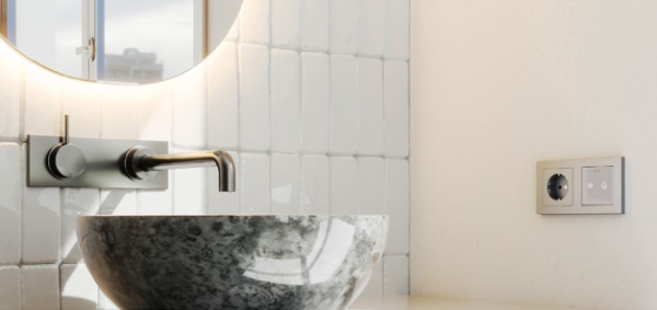 Zennio ZVIF55X4V2W Flat 55 X4 v2, White