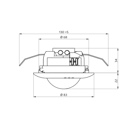 BEG Luxomat 93511 KNX Gen7 standardsed hõivatuse detektorid PD2N-KNXs-ST-FM