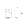 BEG Luxomat 90214 KNX System device PSN-230 / 640 / 30 /  KNX REG
